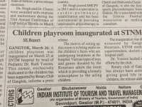 Children's Palyroom Inaugrated at STNM Hospital 26.03.2015