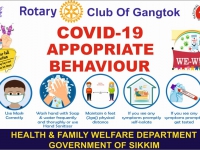 Covid Rotary Banner Design