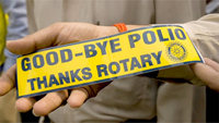 Good Bye Polio Thanks Rotary