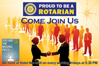 Proud To Be A Rotarian-join Us